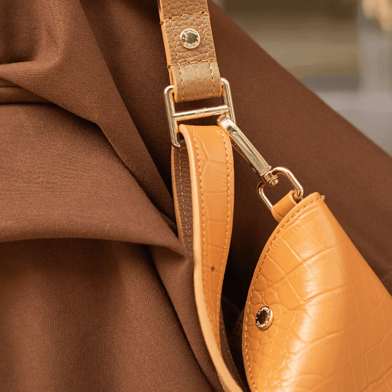 Amber Leather Dog Leash