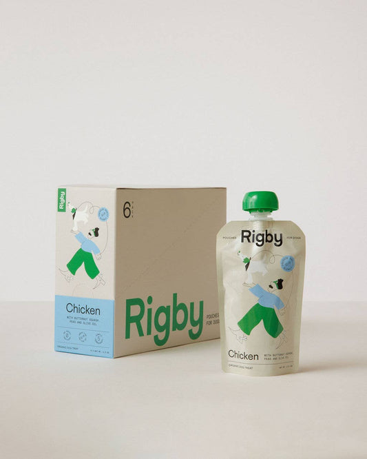 Organic Chicken Squeeze Pouch for Dogs - 6 Pack