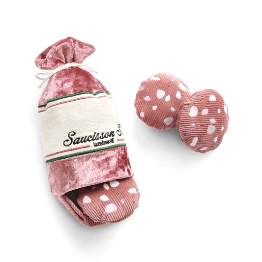 SAUCISSON SEC//ENRICHMENT DOG TOY