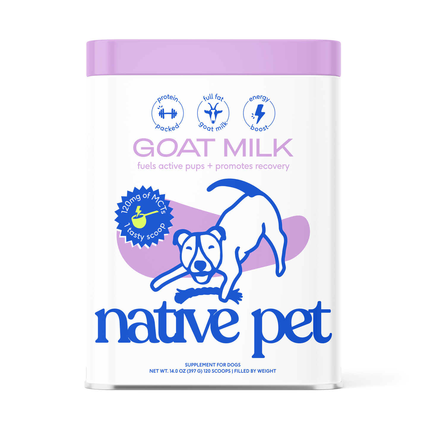 Goat Milk Powder Recovery & Energy Support for Active Dogs