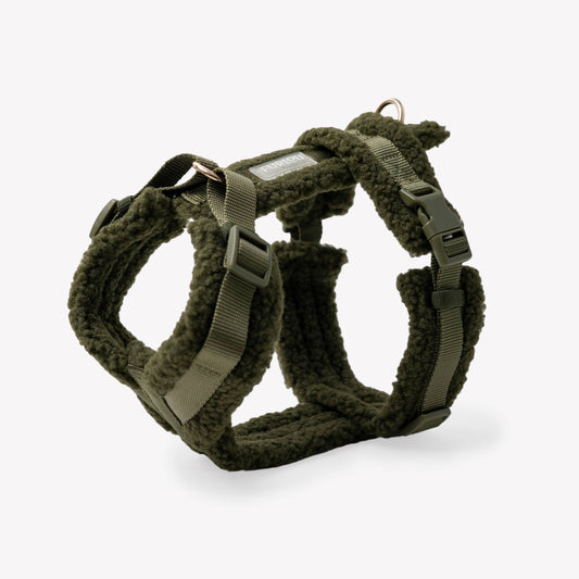 'Moss Green - Sherpa Dog Harness'