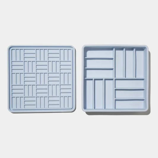 3-in1 parquet slow feeder bowl