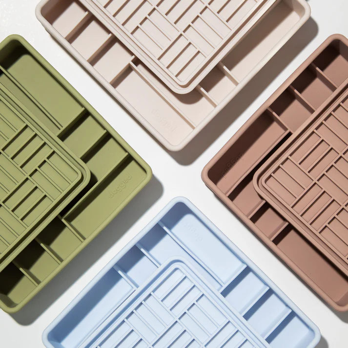 3-in1 parquet slow feeder bowl