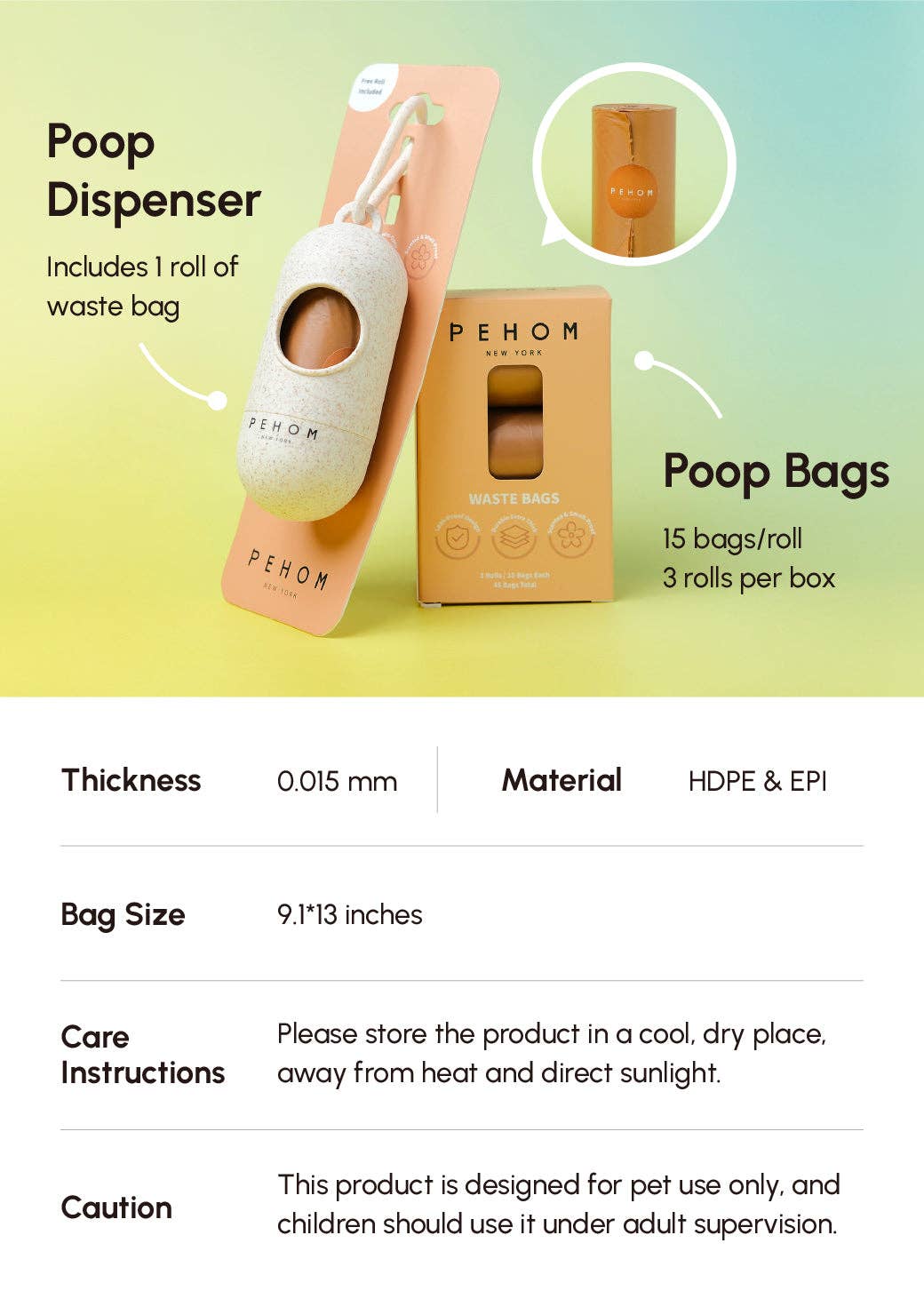 Poop Dispenser & Bags